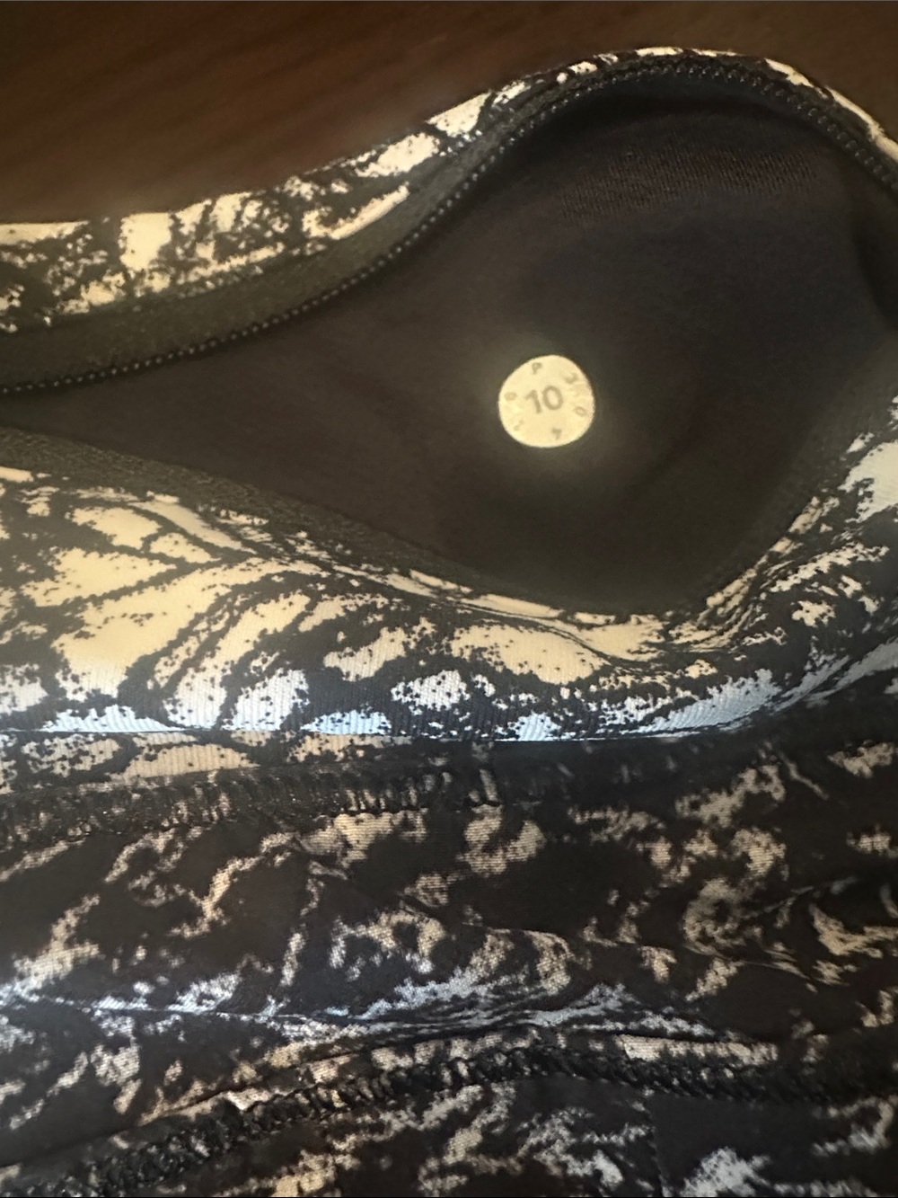 lululemon athletica Black & White Printed Athletic Skort - Picture 4 of 4